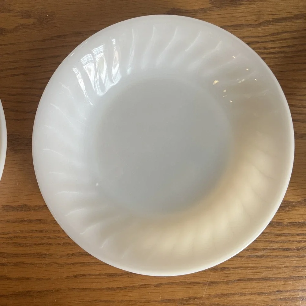 Vintage Anchor Hocking Fire King Dinnerware Swirl Bowl USA ~7.75